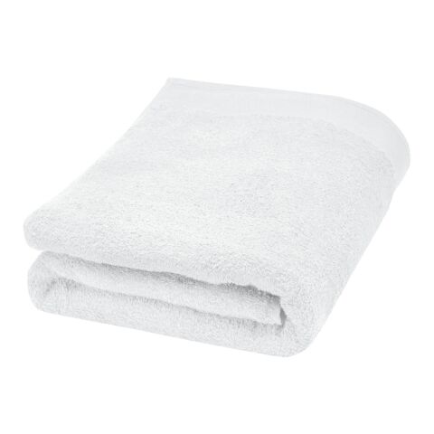Serviette de bain en coton 550 g/m² 70x140 cm Ellie blanc | sans marquage | non disponible | non disponible | non disponible