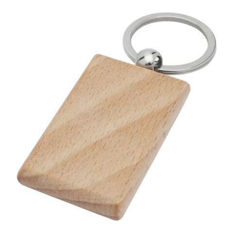 Porte-clés rectangulaire Gian en bois de hêtre Standard | Naturel | sans marquage | non disponible | non disponible