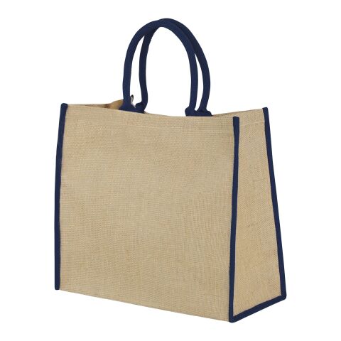 Grand Sac Shopping Jute Standard | Naturel-Marine | sans marquage | non disponible | non disponible