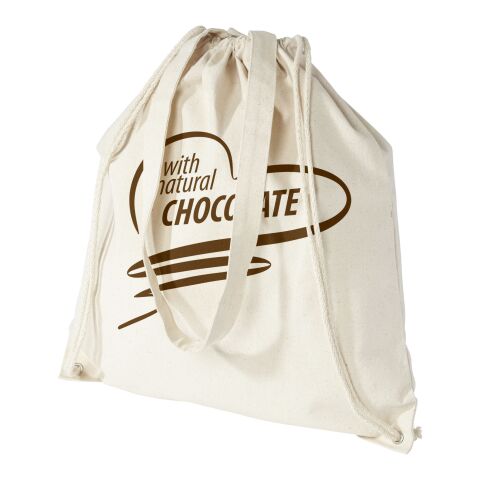 Sac coton Eliza Prioritaire | Naturel | Sérigraphie 1 couleur | front | 280 mm x 310 mm | non disponible