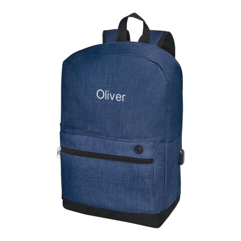 Sac à dos business Hoss pour ordinateur portable de 15,6&quot; Standard | Marine | sans marquage | non disponible | non disponible | non disponible