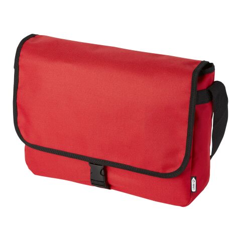 Sacoche à bandoulière Omaha en plastique recyclé Standard | Rouge | sans marquage | non disponible | non disponible | non disponible