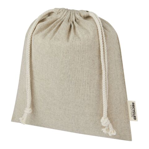 Sac cadeau moyen Pheebs en coton recyclé GRS 150&nbsp;g/m² de 1,5&nbsp;L Standard | Bruyère naturel | sans marquage | non disponible | non disponible | non disponible
