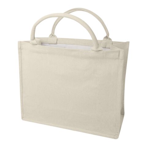 Sac shopping Pheebs recyclé de 500 g/m² pour livre Standard | Oatmeal | sans marquage | non disponible | non disponible