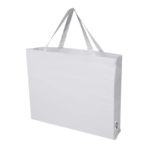 Grand sac shopping Odessa en coton recyclé 220 g/m² certifié GRS Standard | blanc | sans marquage | non disponible | non disponible | non disponible