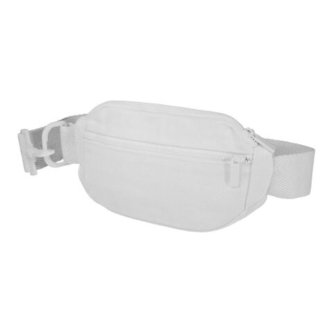 Sac bandoulière recyclé Crescent 500 g/m² Aware™ Blanc | sans marquage | non disponible | non disponible