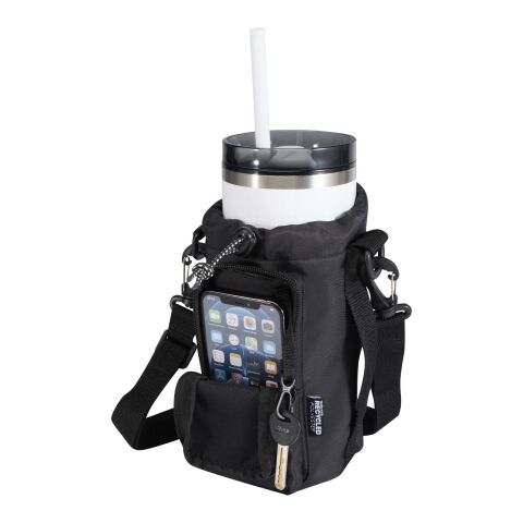 Sac porte-bouteille Trip Aware™ de 2&nbsp;L en matériaux recyclés Standard | Noir | sans marquage | non disponible | non disponible | non disponible