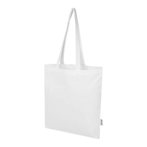 Sac shopping Peru Blend en coton recyclé GRS 180&nbsp;g/m2 7&nbsp;L Standard | Blanc | sans marquage | non disponible | non disponible | non disponible