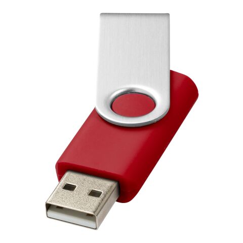 Clé USB rotative 32 Go Standard | Rouge | sans marquage | non disponible | non disponible | non disponible