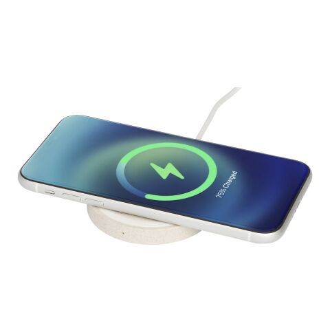 Tapis de charge à induction Naka de 5 W en paille de blé Standard | Beige | sans marquage | non disponible | non disponible