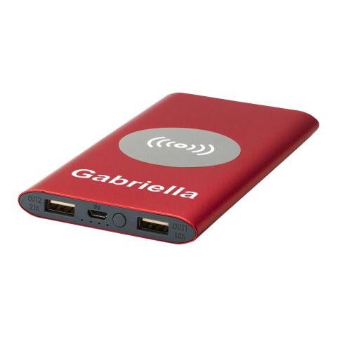 Batterie de secours sans fil Juice de 8 000 mAh Standard | Rouge | sans marquage | non disponible | non disponible