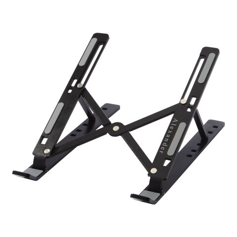 Support pliable pour ordinateur portable Rise Standard | Noir | sans marquage | non disponible | non disponible