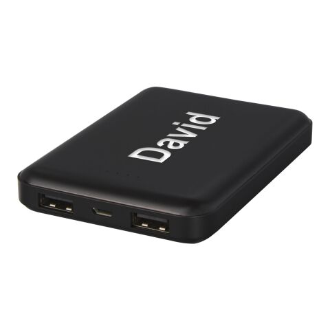 Batterie de secours Gleam lumineuse et ultra-mince de 5 000 mAh Standard | noir | sans marquage | non disponible | non disponible