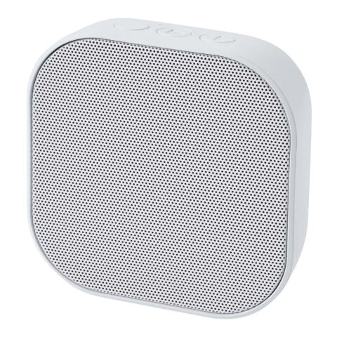 Haut-parleur Bluetooth® Stark 2.0 3W Mini&nbsp;RCS en plastique recyclé Standard | blanc absolu | sans marquage | non disponible | non disponible