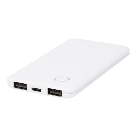 Batterie de secours Slender slim dual de 4 000 mAh Standard | Blanc | sans marquage | non disponible | non disponible