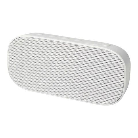 Enceinte Bluetooth® Stark 2.0 IPX5 en plastique recyclé de 5W Standard | blanc | sans marquage | non disponible | non disponible