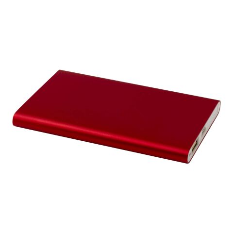 Batterie de secours en aluminium Pep de type-C de 4 000 mAh Standard | Rouge | sans marquage | non disponible | non disponible