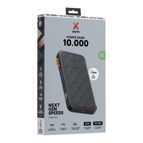 Batterie de secours Xtorm FS510 Fuel Series de 10 000 mAh 20 W Standard | Noir translucide | sans marquage | non disponible | non disponible