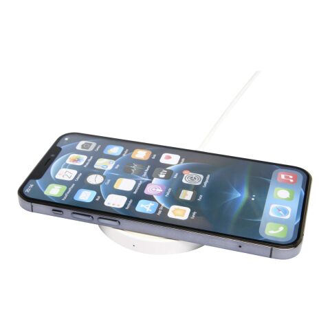 Tapis de charge sans fil Freal de 15 W en plastique recyclé Standard | blanc | sans marquage | non disponible | non disponible