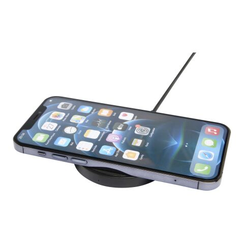 Tapis de charge sans fil Freal de 15&nbsp;W en plastique recyclé Standard | Noir | sans marquage | non disponible | non disponible