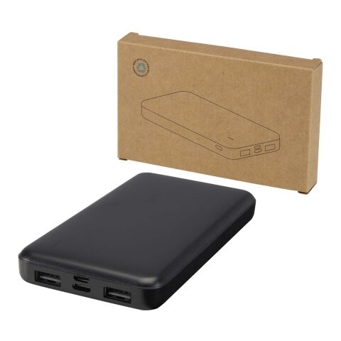 Batterie de secours Intan de 10 000 mAh et 10 W en plastique recyclé Standard | Noir | sans marquage | non disponible | non disponible