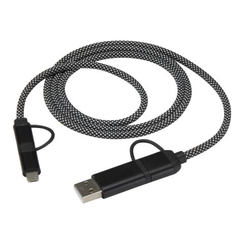 Câble de recharge magnétique 5-en-1 SMART 65 W, 100 cm, certifié RCS noir