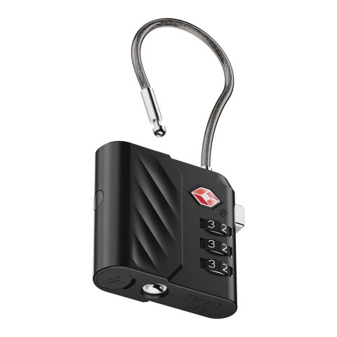 Cadenas à combinaison Xtorm Lock Tag TSA avec traceur de localisation Noir