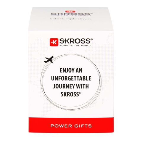 Adaptateur universel SKROSS® PRO Light USB AC30PD blanc