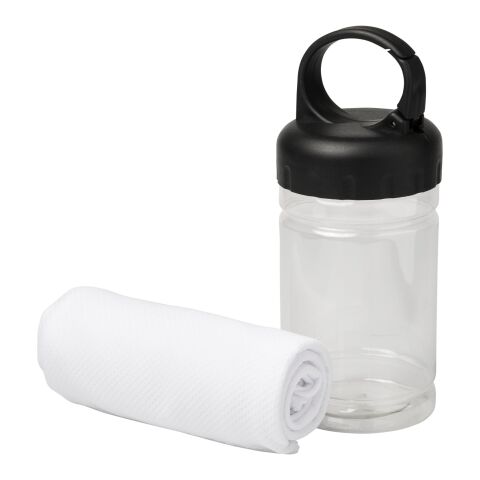 Serviette avec housse en PET Remy Standard | Blanc | sans marquage | non disponible | non disponible | non disponible