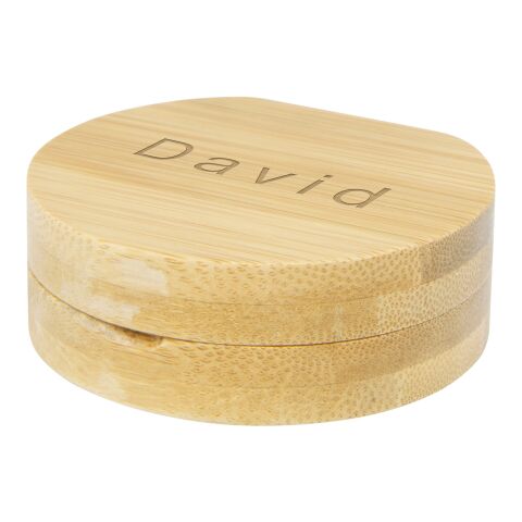 Miroir de poche Afrodit en bambou Standard | Naturel | sans marquage | non disponible | non disponible