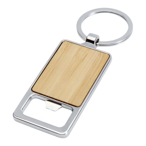 Porte-clés en bambou avec décapsuleur Snapper Standard | Naturel | sans marquage | non disponible | non disponible