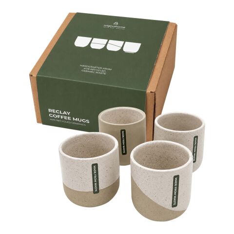 Lot de tasses à café Originalhome Reclay 150 ml blanc