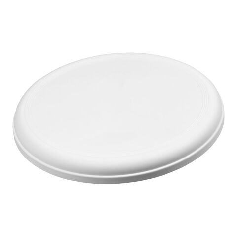 Frisbee en plastique recyclé Orbit Blanc | sans marquage | non disponible | non disponible