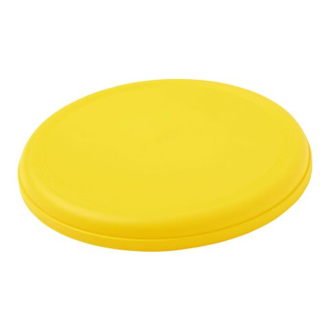 Frisbee en plastique recyclé Orbit Jaune | sans marquage | non disponible | non disponible