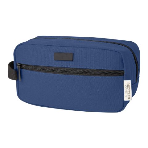 Trousse de toilette Joey de 3,5 L en toile recyclée certifiée GRS Standard | Deep blue | sans marquage | non disponible | non disponible | non disponible