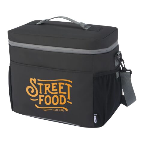 Sac isotherme Aqua de 22 L recyclé certifié GRS résistant à l&#039;eau pour 20 canettes Standard | Noir | sans marquage | non disponible | non disponible | non disponible