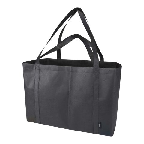 Sac shopping Jumbo extra-large non tissé recyclé GRS de 65L Standard | noir | sans marquage | non disponible | non disponible | non disponible
