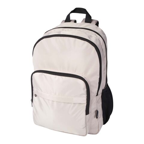 Sac à dos pour ordinateur portable 15&#039;&#039; Trend Plus recyclé certifié GRS de 20L Standard | Oatmeal | sans marquage | non disponible | non disponible | non disponible