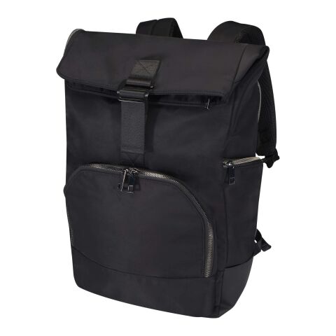 Sac à dos rolltop Rhine recyclé GRS 15&quot; de 18L Standard | noir | sans marquage | non disponible | non disponible | non disponible