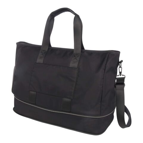 Sac de voyage Rhine extensible recyclé GRS de 35L Standard | Noir | sans marquage | non disponible | non disponible