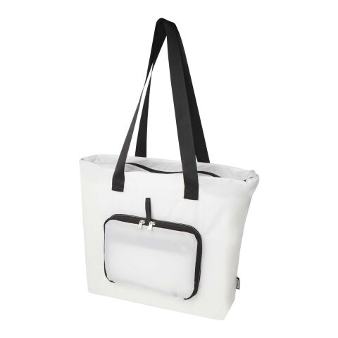 Sac shopping pliable EcoFold de 16 L en RPET Standard | Blanc | sans marquage | non disponible | non disponible | non disponible