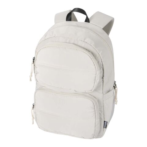 Sac à dos pour ordinateur portable Puffer de 15,6" recyclé et certifié GRS, de15&nbsp;L Standard | Sandstone | sans marquage | non disponible | non disponible | non disponible
