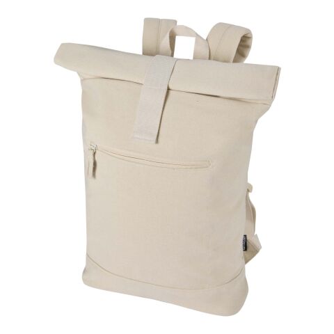 Sac à dos à fermeture enroulable Recanvas recyclé et certifié GRS de 14" et 16&nbsp;L Standard | Sandstone | sans marquage | non disponible | non disponible | non disponible