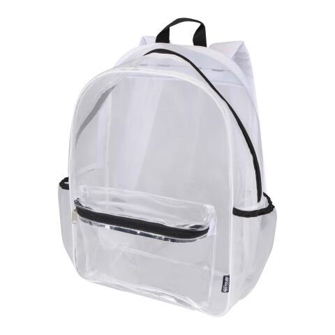 Sac à dos en matériaux recyclés certifiés GRS Mesh de 18&nbsp;L Standard | Blanc | sans marquage | non disponible | non disponible