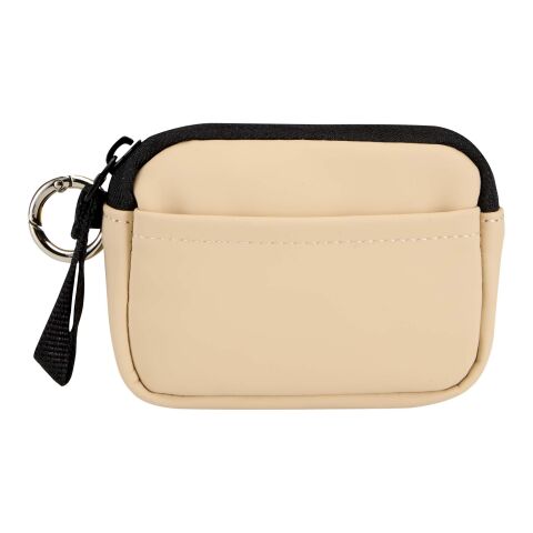 Portefeuille en matériaux recyclés certifié GRS Resi Plus Oatmeal | sans marquage