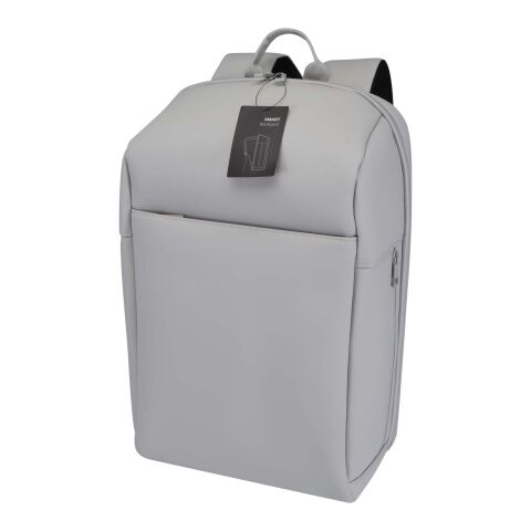 Sac à dos pour ordinateur portable SMART 15 pouces en GRS recyclé, 18 L Gris clair