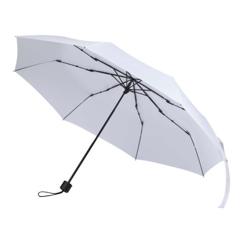Parapluie manuel pliable Aaron 23 pouces blanc
