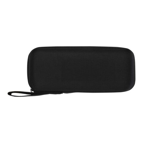 Parapluie pliable compact Jill 19 pouces à 5 baleines en RPET noir
