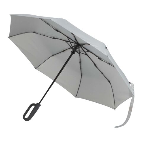 Parapluie pliable SMART 21 pouces en RPET Gris clair