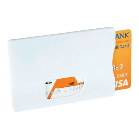 Porte-cartes de crédit RFID Standard | blanc | sans marquage | non disponible | non disponible